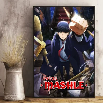 Anime Mashle Magic and Muscles Poster Kraft Paper Vintage Poster Wall Art Painting Study Aesthetic Art 8 - Mashle Merch