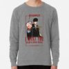 ssrcolightweight sweatshirtmensheather grey lightweight raglan sweatshirtfrontsquare productx1000 bgf8f8f8 2 - Mashle Merch